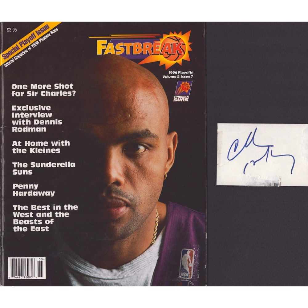 Fastbreak Phoenix Suns 1996 Playoff Issue Charles Barkley Volume 8 Issue 7 - Picture 1 of 2